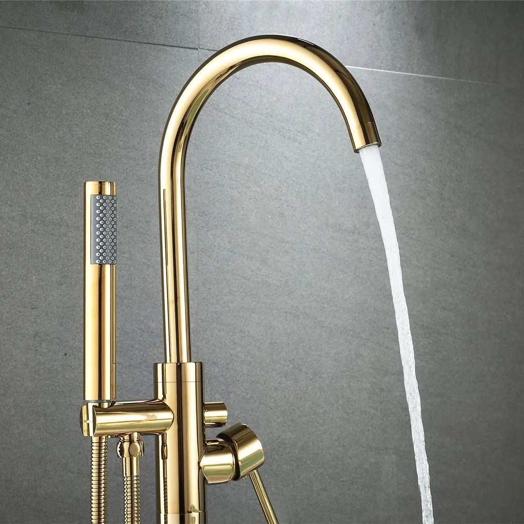 Rubinetto indipendente Rea Lungo Gold