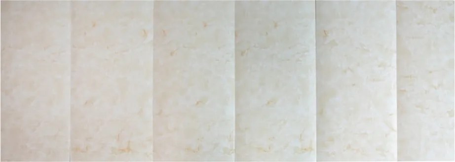 Set di 6 adesivi murali 60x30 cm Cream Onyx - SP TREND