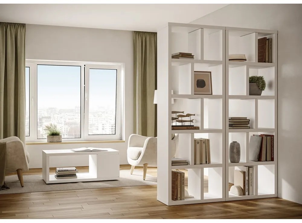 Libreria bianca 70x198 cm Berlin - TemaHome