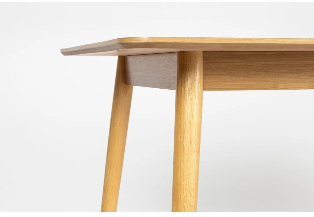 Tavolo da pranzo con effetto rovere 90x180 cm Fabio – White Label