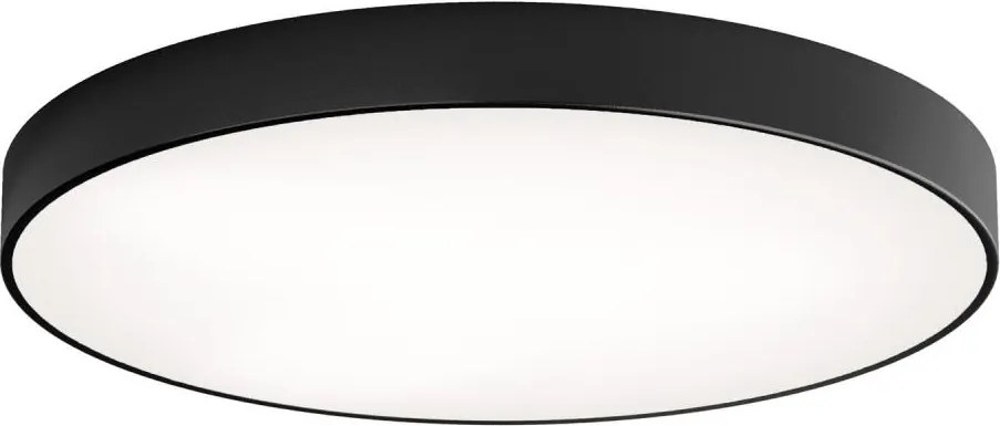 Plafoniera con sensore CLEO 6xE27/24W/230V Ø 80 cm nero