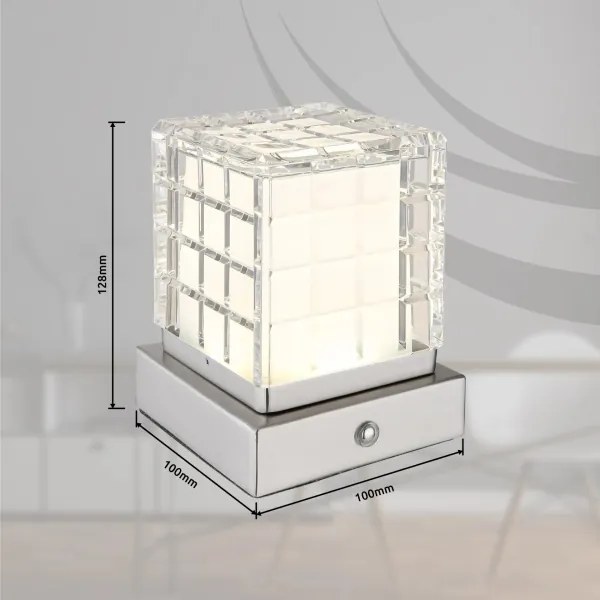 Globo 21009W - Lampada da tavolo LED dimmerabile LUNKI LED/2,5W/3,7V