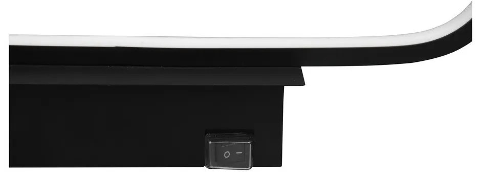 Applique LED nero opaco (lunghezza 40 cm) Gianni - Trio