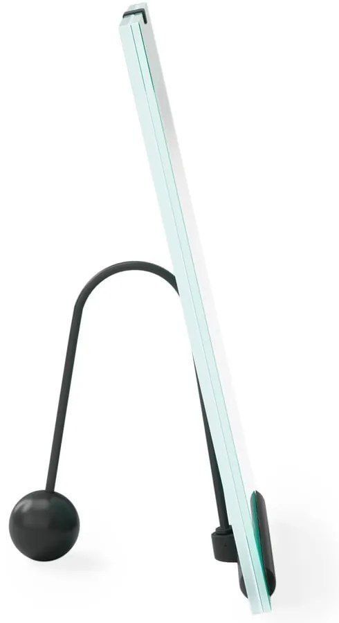 Cornice nera in vetro verticale con sostegno 19x23 cm Flute – Umbra