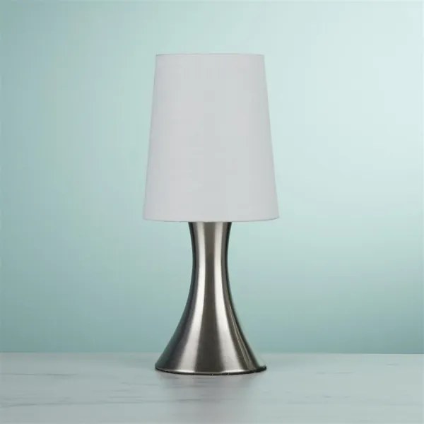 Searchlight EU3922SS - Lampada da tavolo TOUCH 1xE14/40W/230V