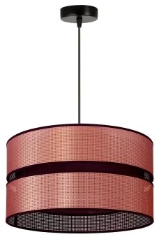 Duolla - Lampadario a sospensione con filo COPPER SHINY 1xE27/15W/230V diametro 40 cm rame/nero