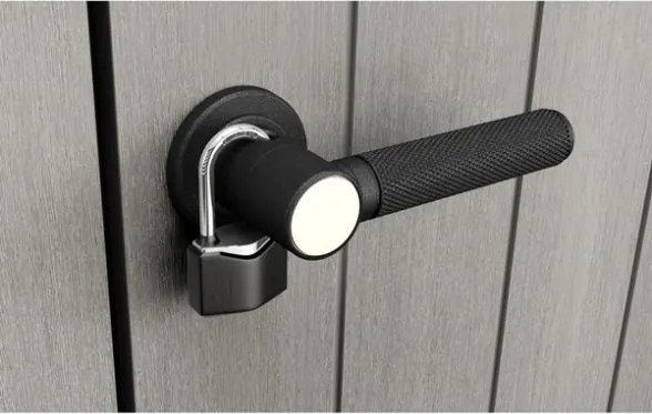 Box Porta Attrezzi Da Esterno In Resina 140x73,6x170,4H Cm High Store Grigio Effetto Legno Keter