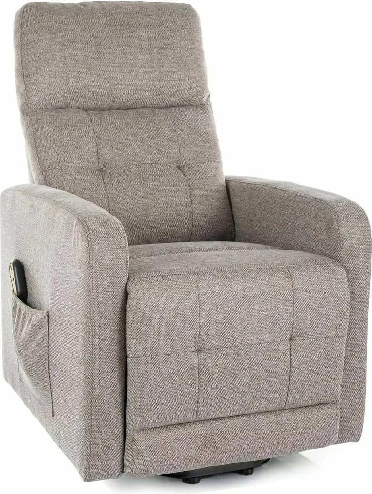 Poltrona reclinabile Otus II Brego beige – 66x92–144x100 cm