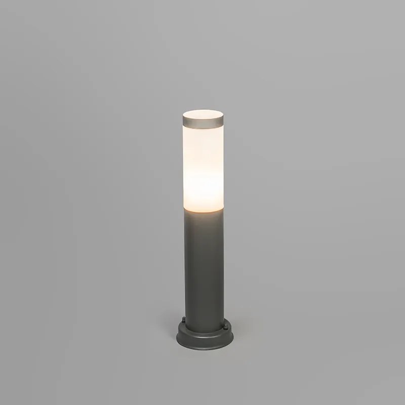 Lampada da esterno a palo antracite 45 cm IP44 - Rox con picchetto da terra e pressacavo