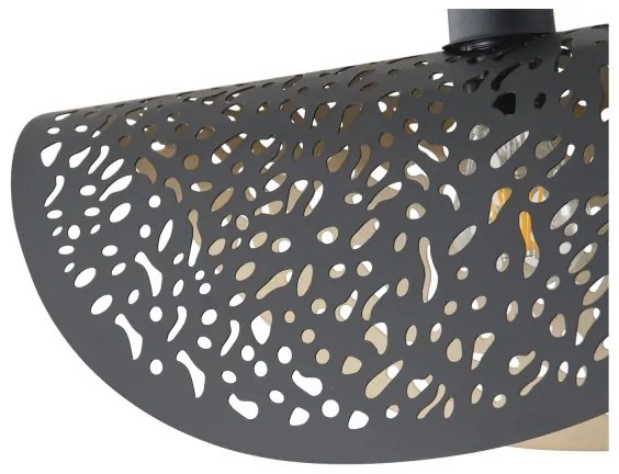 Lampadario a sospensione con filo 1xE27/15W/230V nero