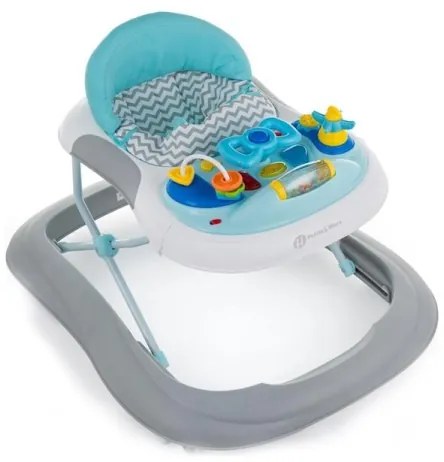 PETITE&MARS - Girello con melodia MONTY blu