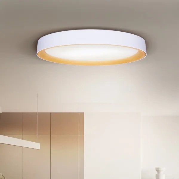 Brilagi - Plafoniera LED dimmerabile LARIOS LED/72W/230V bianca, diametro 59 cm + telecomando