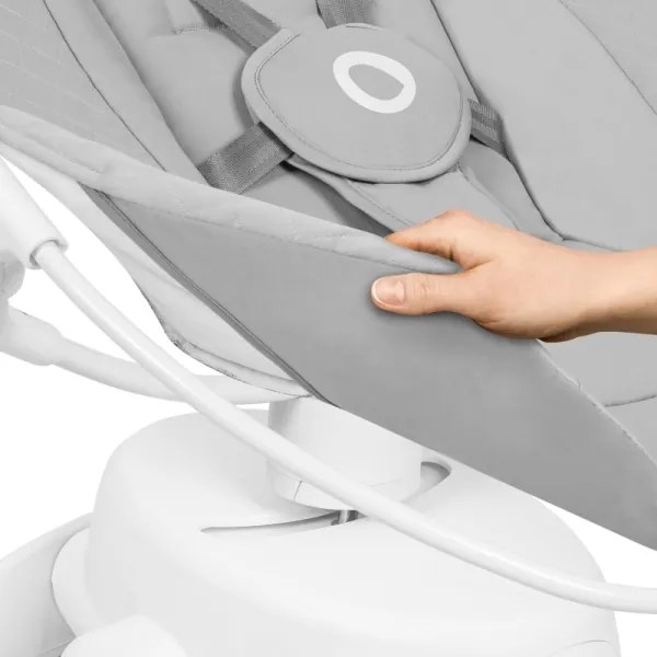 Lionelo - Dondolo per bambini con melodia IRIS Grey Concrete