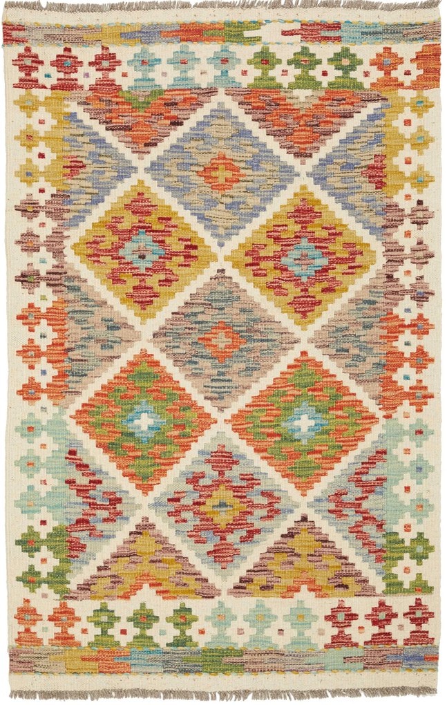 Kilim Tappeto 80x130 (Pakistan) Tessuto A Mano