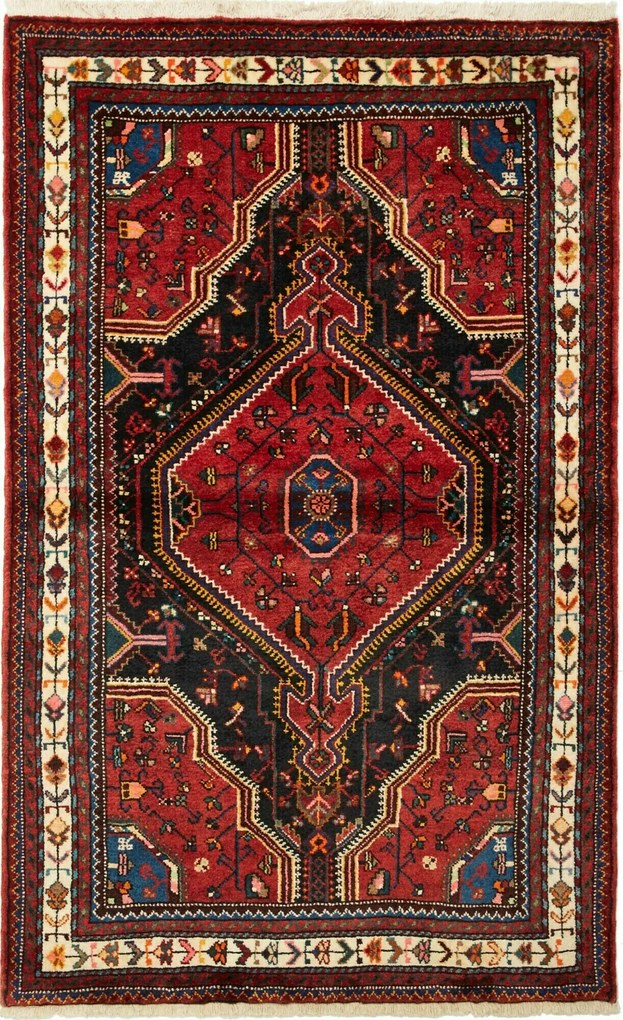 Hamedan Tappeto 170x110 (Iran) Annodato A Mano