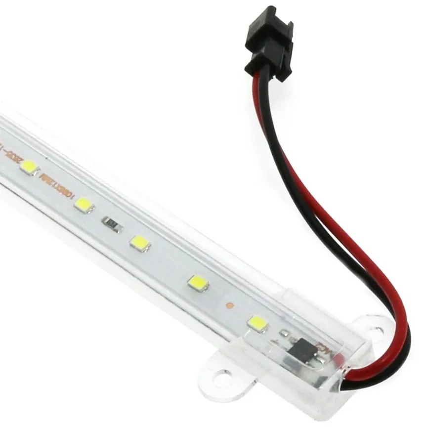 Striscia Led rigida 110 cm 220V 12W SMD 2835 IP20 prolungabile Bianco neutro 4500K M LEDME