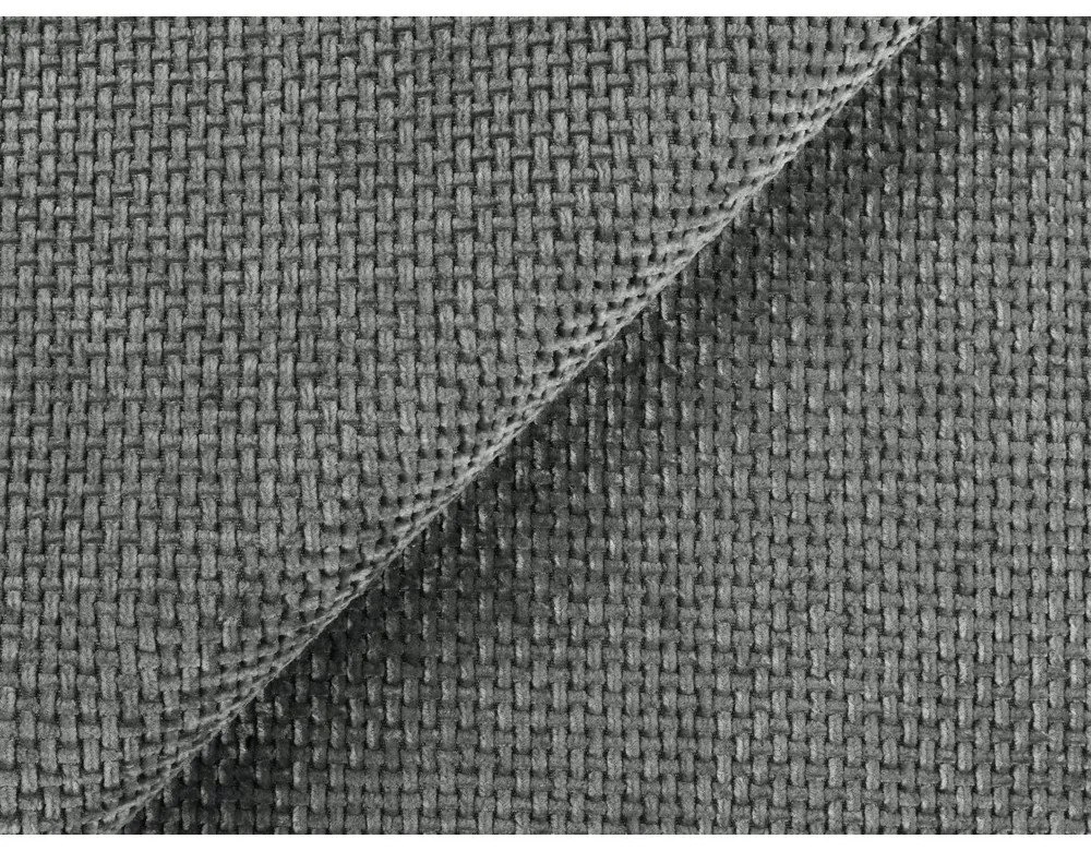 Letto matrimoniale imbottito grigio con contenitore e rete inclusi 180x200 cm Keoni – Makamii