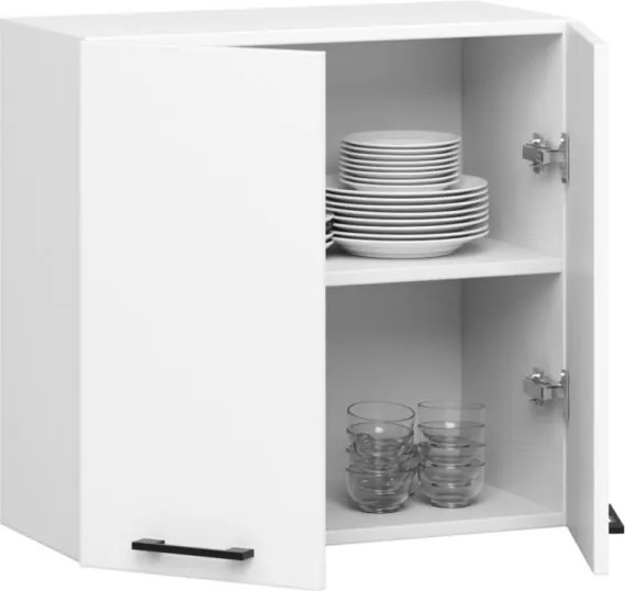 Cucina Lineare 240 Cm Moderna Componibile Bianco Opaco Emma V1