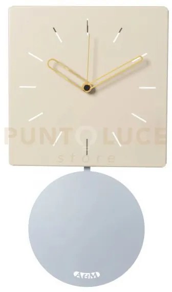 Orologio da parete di design grace pendolo crema