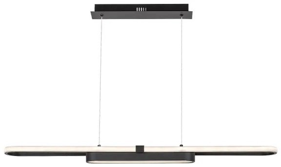 Rabalux 72030 - Lampadario LED a sospensione con filo CONTESSA LED/48W/230V 4000K nero