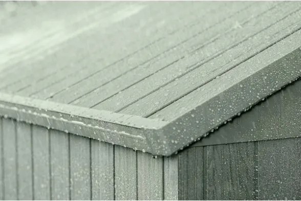 Casetta Da Giardino In Resina 190x183x221H Cm Darwin Verde 6x6 Con Finestre Keter