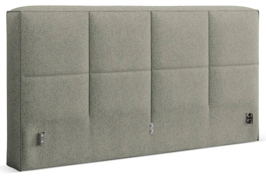 Testiera verde imbottita 249x100 cm Darren – Micadoni