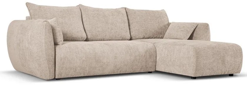 Divano angolare beige (angolo destro) Matera - Cosmopolitan Design