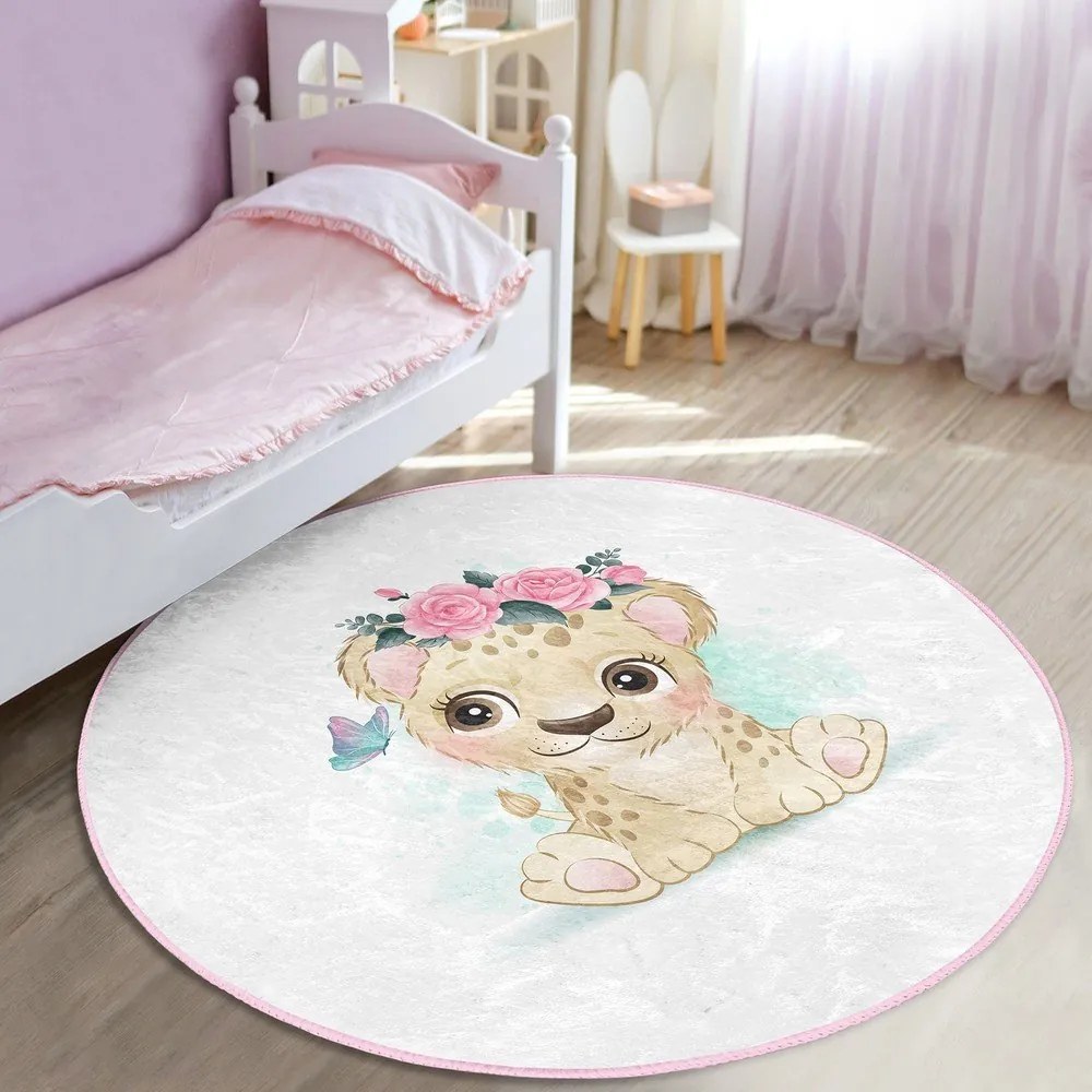 Tappeto bianco per bambini ø 100 cm Comfort - Mila Home