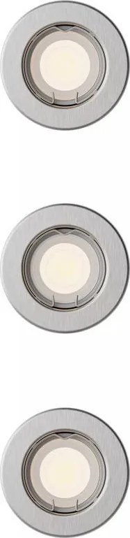 Philips - Set da 3 faretti da incasso PERIDOT 1xGU10/7W/230V argento