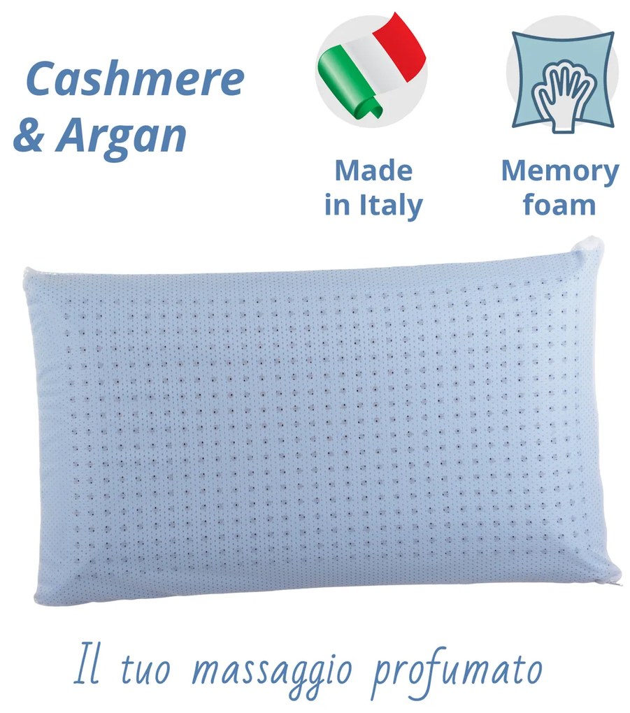 Cuscino memory profumato Cashmere e Argan Spa Massage