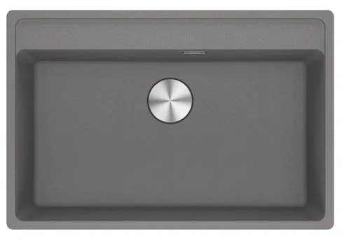 Lavello integrato 1 vasca FRANKE Maris fragranite L 51 x L 76 cm argento