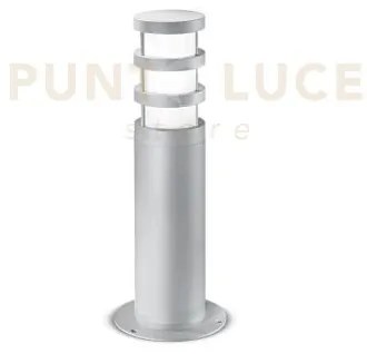 Ges013-  paletto da esterno colore grigio alluminio 1 luce attcco e...