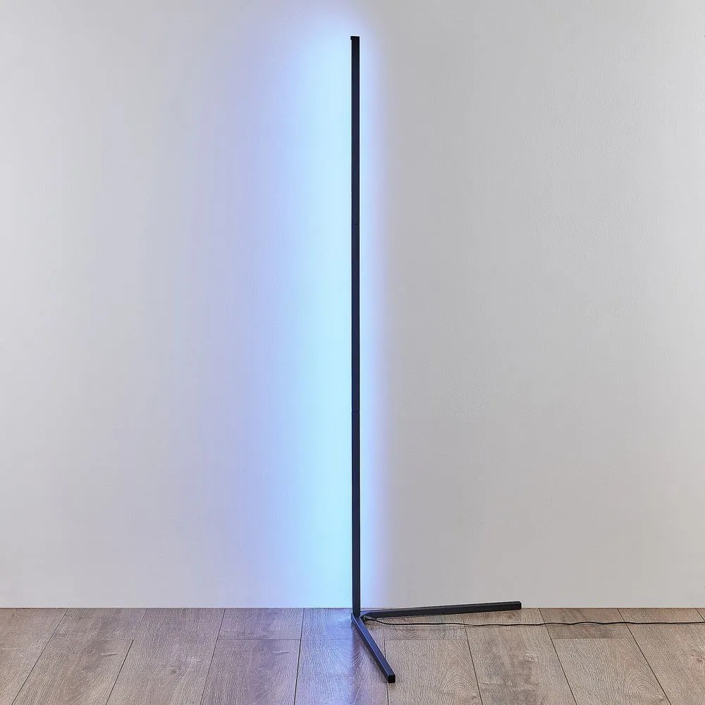 Lampada da terra a LED nera (altezza 141 cm) Level - Reality