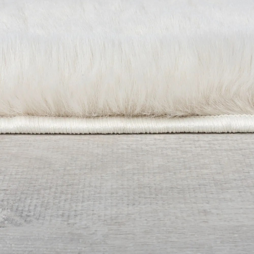Tappeto in pelliccia sintetica bianca 160x230 cm Ivy Luxury Fur - Flair Rugs
