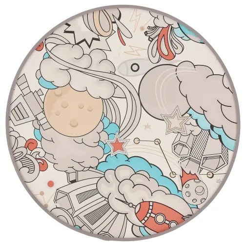 Plafoniera per bambini KIDDY 2xE27/40W/230V bianco/beige