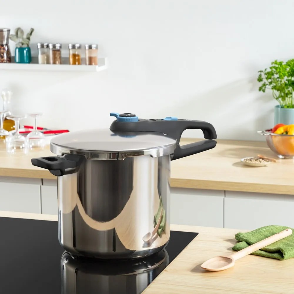 Pentola a pressione in acciaio inox da 8 l Secure Trendy - Tefal