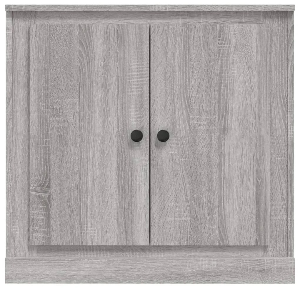 Credenza Grigio Sonoma 70x35,5x67,5 cm in Legno Multistrato