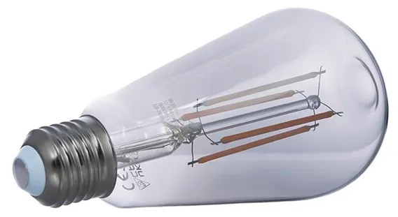 LuumrLuumr - Lampadina 4,9W ST64 Tuya WLAN E27 Smoked