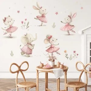 Adesivo murale - Piccole ballerine | Inspio