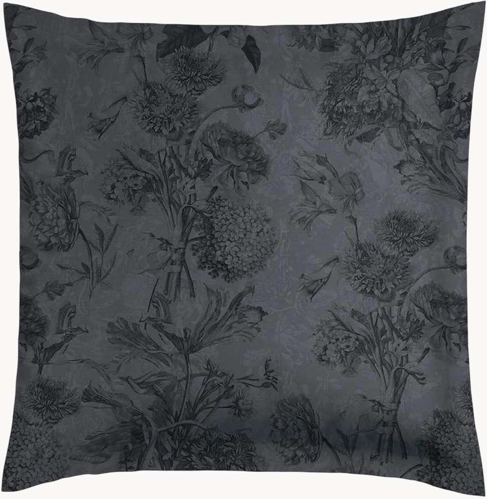 Set di 2 federe reversibili in raso di cotone Flore