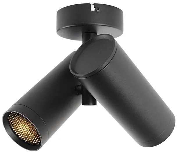 Faretto di design nero 2 luci - Scopio Honey