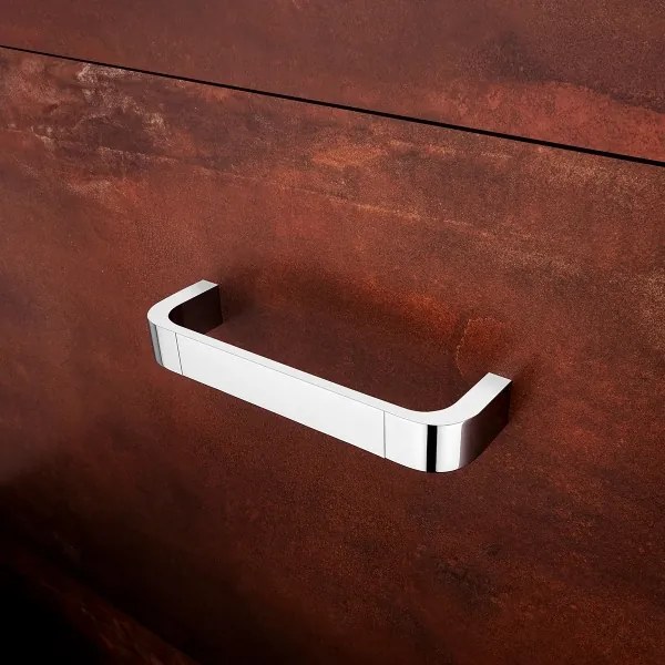 NIMCO NK 30035-26 - Appendiabiti da parete NIKAU 39 cm cromo lucido