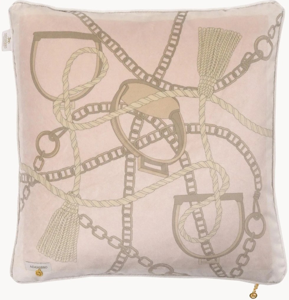 Cuscino in velluto Chain