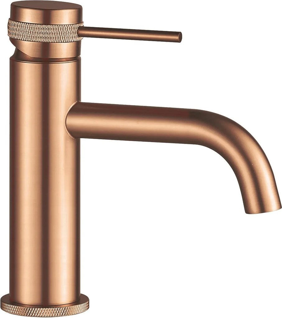 Rubinetto da lavabo Rea Lungo Grip Brush Copper low