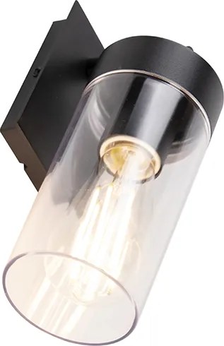 Lampada da parete esterna moderna intelligente nera con wifi ST64 - Rullo