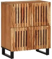 Credenza 60x34x75 cm in Legno Massello di Acacia 377565