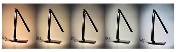 Brilagi - LED Lampada da tavolo dimmerabile Connettore USB LED/12W/230V nera