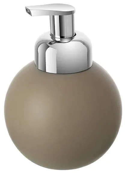 Dispenser ceramica tortora portasapone per arredo bagno Oslo