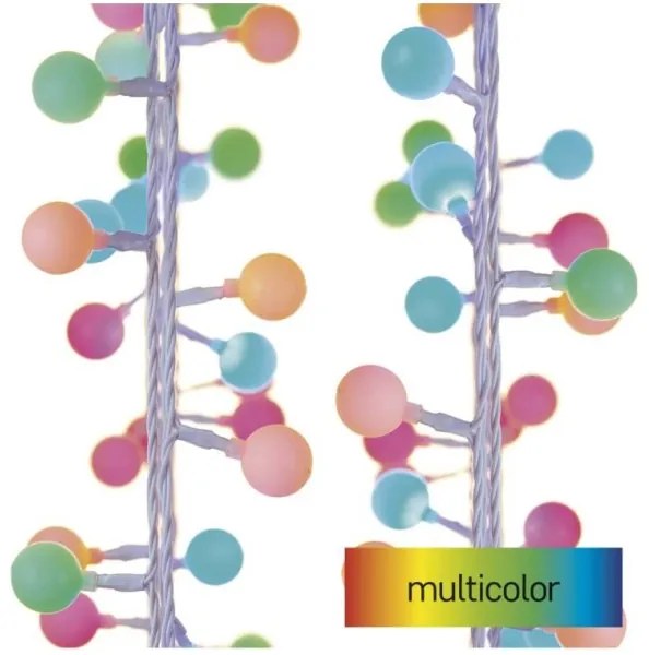 Catena luminosa LED da esterno 40 LED/9 m IP44 multicolore