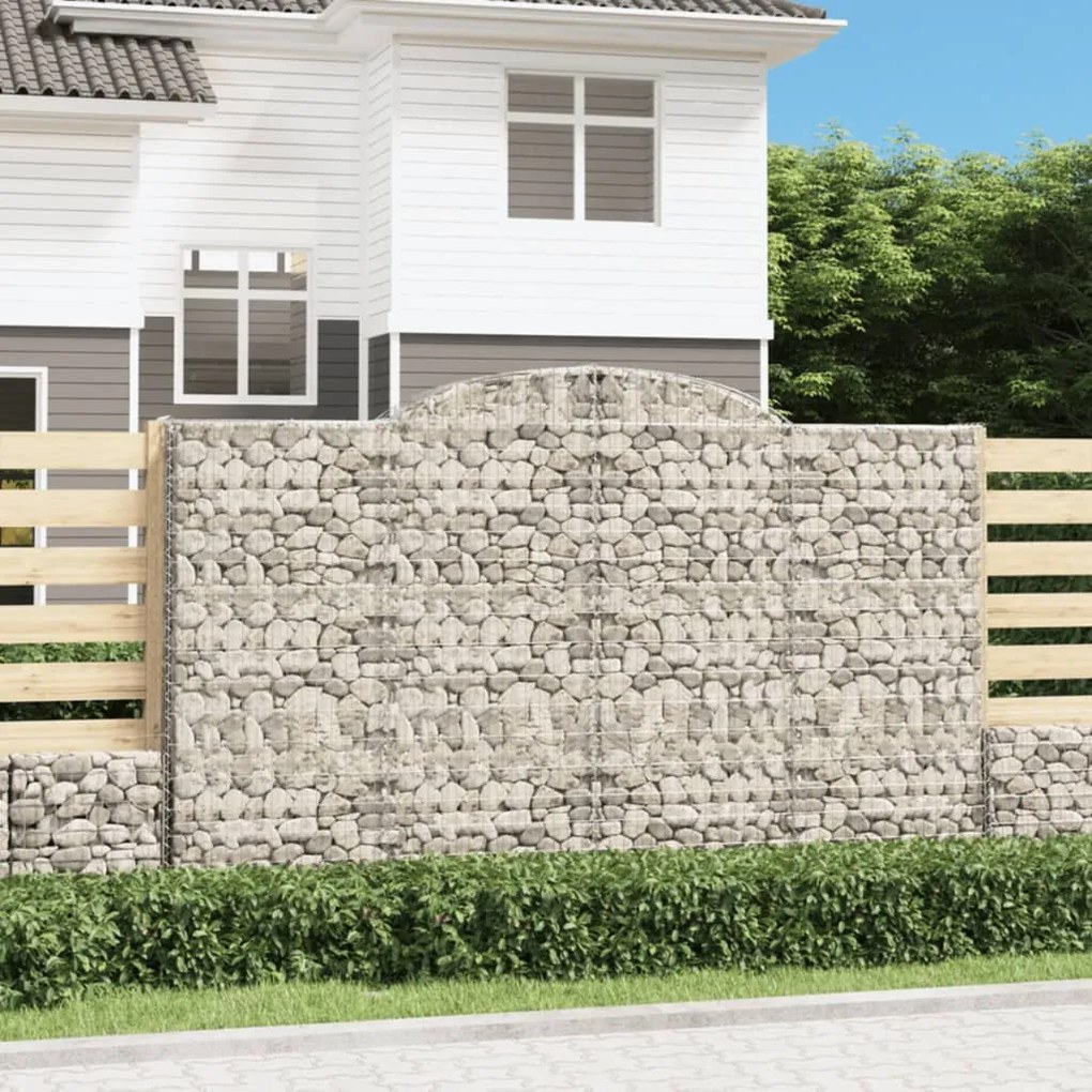 Cesti Gabbioni Ad Arco 13 Pz 300x50x180/200 Cm Ferro Zincato /